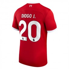 Liverpool FC Diogo J. 20 Kotipelipaita 2023-24 Jalkapallo Pelipaidat Peliasut