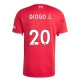 Liverpool FC Diogo J. 20 Kotipelipaita 2025-26 Jalkapallo Pelipaidat Peliasut