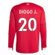 Liverpool FC Diogo J. 20 Kotipelipaita 2025-26 Jalkapallo Pelipaidat Peliasut(L/S)
