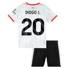 Liverpool FC Diogo J. 20 Lasten Kolmas Pelipaita 2024-25 Jalkapallo Pelipaidat Peliasut