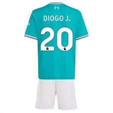 Liverpool FC Diogo J. 20 Lasten Kolmas Pelipaita 2025-26 Jalkapallo Pelipaidat Peliasut