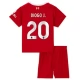 Liverpool FC Diogo J. 20 Lasten Kotipelipaita 2023-24 Jalkapallo Pelipaidat Peliasut