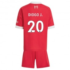 Liverpool FC Diogo J. 20 Lasten Kotipelipaita 2025-26 Jalkapallo Pelipaidat Peliasut