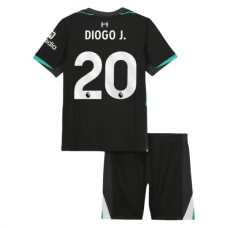 Liverpool FC Diogo J. 20 Lasten Vieraspelipaita 2024-25 Jalkapallo Pelipaidat Peliasut