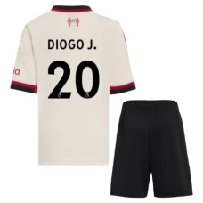 Liverpool FC Diogo J. 20 Lasten Vieraspelipaita 2025-26 Jalkapallo Pelipaidat Peliasut