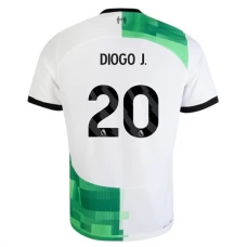 Liverpool FC Diogo J. 20 Vieraspelipaita 2023-24 Jalkapallo Pelipaidat Peliasut