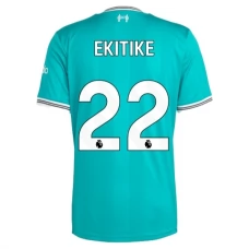 Liverpool FC Ekitike 22 Kolmas Pelipaita 2025-26 Jalkapallo Pelipaidat Peliasut