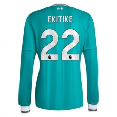 Liverpool FC Ekitike 22 Kolmas Pelipaita 2025-26 Jalkapallo Pelipaidat Peliasut(L/S)