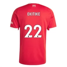 Liverpool FC Ekitike 22 Kotipelipaita 2025-26 Jalkapallo Pelipaidat Peliasut