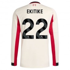 Liverpool FC Ekitike 22 Vieraspelipaita 2025-26 Jalkapallo Pelipaidat Peliasut(L/S)