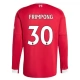 Liverpool FC Frimpong 30 Kotipelipaita 2025-26 Jalkapallo Pelipaidat Peliasut(L/S)
