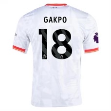 Liverpool FC Gakpo 18 Kolmas Pelipaita 2024-25 Jalkapallo Pelipaidat Peliasut