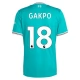 Liverpool FC Gakpo 18 Kolmas Pelipaita 2025-26 Jalkapallo Pelipaidat Peliasut