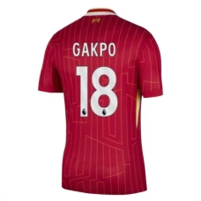 Liverpool FC Gakpo 18 Kotipelipaita 2024-25 Jalkapallo Pelipaidat Peliasut