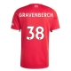 Liverpool FC Gravenberch 38 Kotipelipaita 2025-26 Jalkapallo Pelipaidat Peliasut