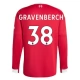 Liverpool FC Gravenberch 38 Kotipelipaita 2025-26 Jalkapallo Pelipaidat Peliasut(L/S)