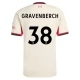 Liverpool FC Gravenberch 38 Vieraspelipaita 2025-26 Jalkapallo Pelipaidat Peliasut