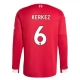 Liverpool FC Kerkez 6 Kotipelipaita 2025-26 Jalkapallo Pelipaidat Peliasut(L/S)