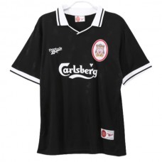 Liverpool FC Kotipelipaita Black Retro 1996-97 Jalkapallo Pelipaidat Peliasut