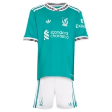Liverpool FC Lasten Kolmas Pelipaita 2025-26 Jalkapallo Pelipaidat Peliasut