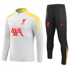 Liverpool FC Lasten Verryttelypuku 2024-25 - 1-4 Zip Harmaa
