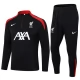 Liverpool FC Lasten Verryttelypuku 2024-25 - 1-4 Zip Musta
