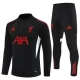 Liverpool FC Lasten Verryttelypuku 2025-26 - 1-4 Zip Musta
