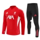 Liverpool FC Lasten Verryttelypuku 2025-26 - 1-4 Zip Punainen