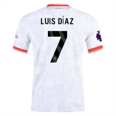 Liverpool FC Luis Díaz 7 Kolmas Pelipaita 2024-25 Jalkapallo Pelipaidat Peliasut