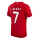 Liverpool FC Luis Díaz 7 Kotipelipaita 2023-24 Jalkapallo Pelipaidat Peliasut