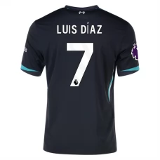 Liverpool FC Luis Díaz 7 Vieraspelipaita 2024-25 Jalkapallo Pelipaidat Peliasut