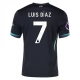 Liverpool FC Luis Díaz 7 Vieraspelipaita 2024-25 Jalkapallo Pelipaidat Peliasut