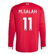 Liverpool FC M.Salah 11 Kotipelipaita 2025-26 Jalkapallo Pelipaidat Peliasut(L/S)