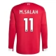 Liverpool FC M.Salah 11 Kotipelipaita 2025-26 Jalkapallo Pelipaidat Peliasut(L/S)