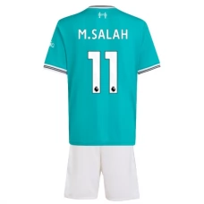 Liverpool FC M.Salah 11 Lasten Kolmas Pelipaita 2025-26 Jalkapallo Pelipaidat Peliasut