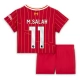 Liverpool FC M.Salah 11 Lasten Kotipelipaita 2024-25 Jalkapallo Pelipaidat Peliasut