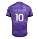 Liverpool FC Mac Allister 10 Kolmas Pelipaita 2023-24 Jalkapallo Pelipaidat Peliasut