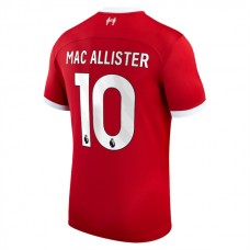 Liverpool FC Mac Allister 10 Kotipelipaita 2023-24 Jalkapallo Pelipaidat Peliasut