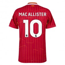 Liverpool FC Mac Allister 10 Kotipelipaita 2024-25 Jalkapallo Pelipaidat Peliasut