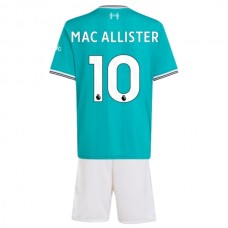Liverpool FC Mac Allister 10 Lasten Kolmas Pelipaita 2025-26 Jalkapallo Pelipaidat Peliasut