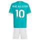Liverpool FC Mac Allister 10 Lasten Kolmas Pelipaita 2025-26 Jalkapallo Pelipaidat Peliasut
