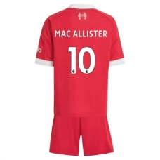 Liverpool FC Mac Allister 10 Lasten Kotipelipaita 2025-26 Jalkapallo Pelipaidat Peliasut