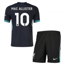 Liverpool FC Mac Allister 10 Lasten Vieraspelipaita 2024-25 Jalkapallo Pelipaidat Peliasut