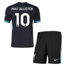 Liverpool FC Mac Allister 10 Lasten Vieraspelipaita 2024-25 Jalkapallo Pelipaidat Peliasut