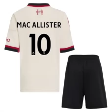 Liverpool FC Mac Allister 10 Lasten Vieraspelipaita 2025-26 Jalkapallo Pelipaidat Peliasut