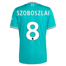 Liverpool FC Szoboszlai 8 Kolmas Pelipaita 2025-26 Jalkapallo Pelipaidat Peliasut