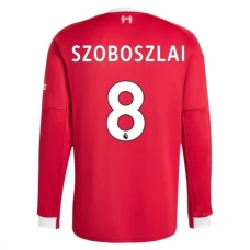 Liverpool FC Szoboszlai 8 Kotipelipaita 2025-26 Jalkapallo Pelipaidat Peliasut(L/S)