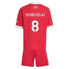 Liverpool FC Szoboszlai 8 Lasten Kotipelipaita 2025-26 Jalkapallo Pelipaidat Peliasut
