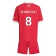 Liverpool FC Szoboszlai 8 Lasten Kotipelipaita 2025-26 Jalkapallo Pelipaidat Peliasut