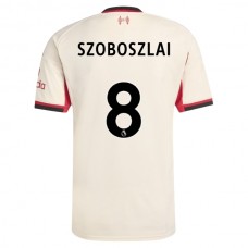 Liverpool FC Szoboszlai 8 Vieraspelipaita 2025-26 Jalkapallo Pelipaidat Peliasut
